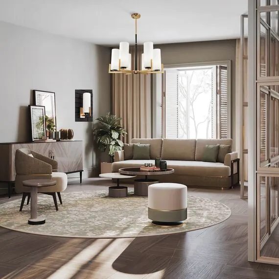 Maytoni Decorative MOD089PL-06BS Люстра на штанге Fortano, изображение 4