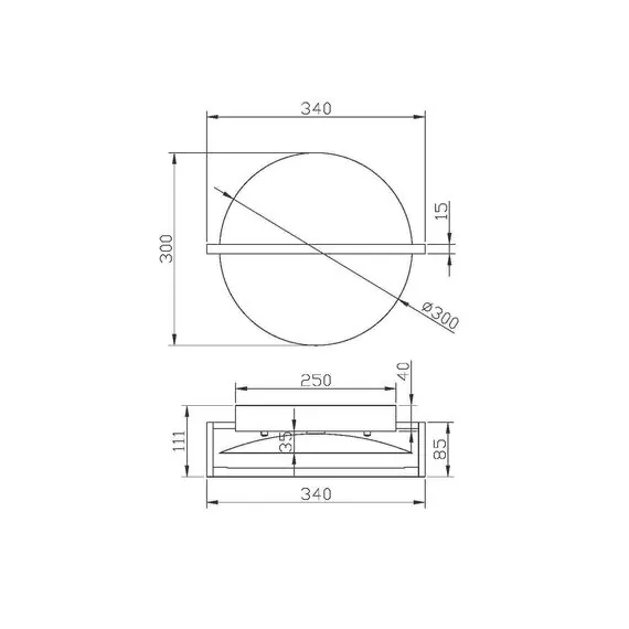 Maytoni Decorative MOD279WL-L14B3K Светильник настенный Mira, изображение 7