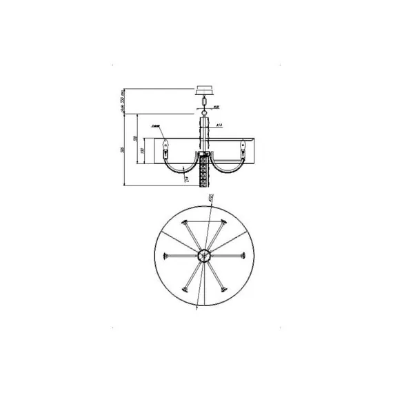 Maytoni Decorative DIA008PL-06CH Подвесная люстра Talento, изображение 5