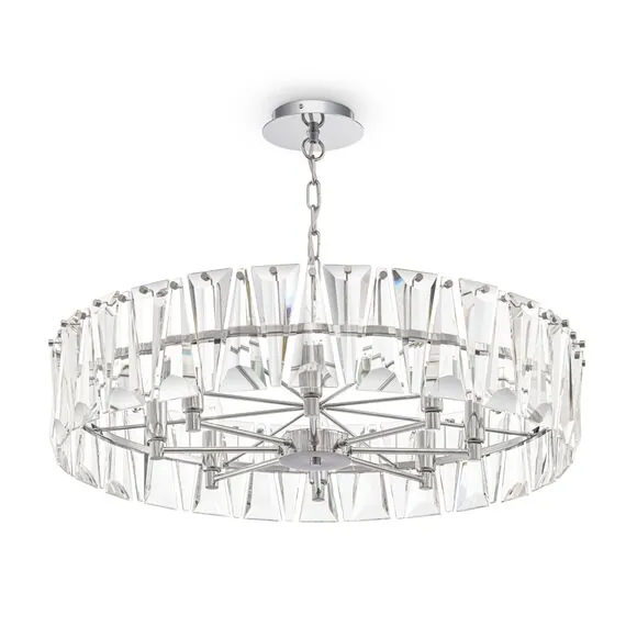 Maytoni Decorative MOD043PL-08CH Хрустальная люстра Puntes