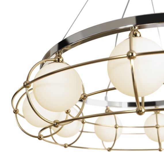 Maytoni Decorative MOD312PL-10GCH Подвесная люстра Carcass, изображение 4