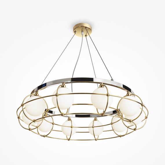 Maytoni Decorative MOD312PL-10GCH Подвесная люстра Carcass, изображение 3