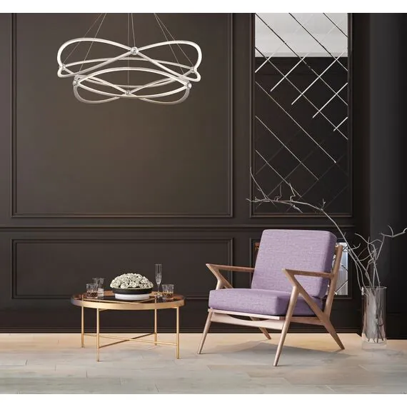 Maytoni Decorative MOD062PL-L103CH3K Подвесной светодиодный светильник Weave, изображение 4