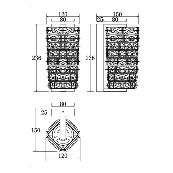 Maytoni MOD124WL-L6CH3K Настенный светильник (бра), изображение 3