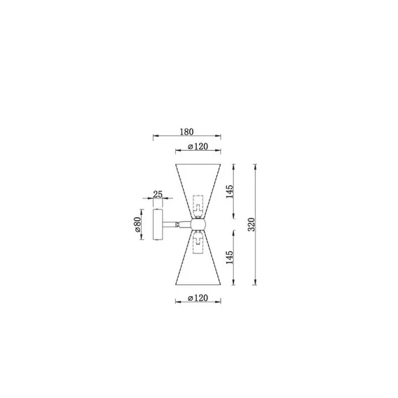 Maytoni MOD108WL-02GB Настенный светильник (бра), изображение 4