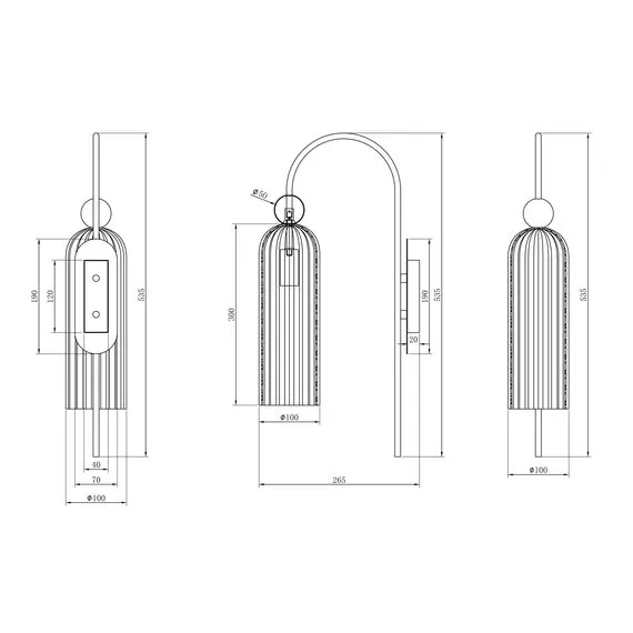Maytoni Decorative MOD302WL-01W Бра Antic, изображение 4