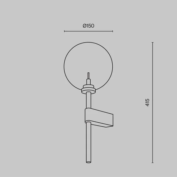 Maytoni MOD172WL-01B Настенный светильник (бра), изображение 7