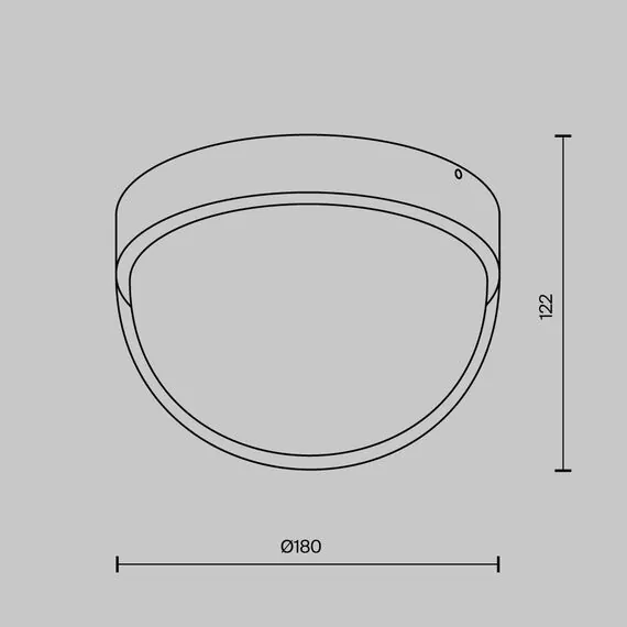 Maytoni Outdoor O438CL-L12GF3K Уличный потолочный светодиодный светильник Mon, изображение 7