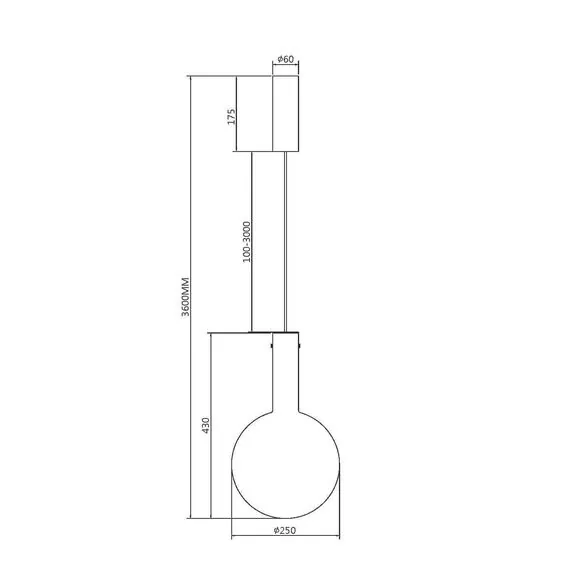 Maytoni Decorative MOD182PL-L6CG3K Светильник Nebula, изображение 2