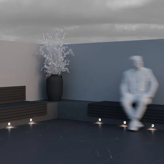 Maytoni Outdoor O035-L3W3K Грунтовый светодиодный светильник Biscotti, изображение 5