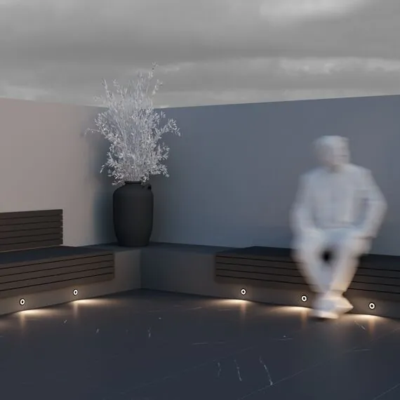 Maytoni Outdoor O037-L3B3K Грунтовый светодиодный светильник Limo, изображение 4