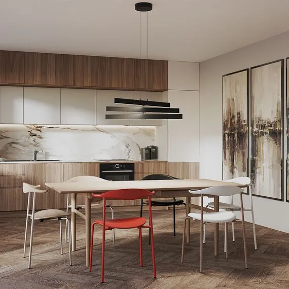 Maytoni Decorative MOD163PL-L38B4K Люстра светодиодная подвесная Origami, изображение 2