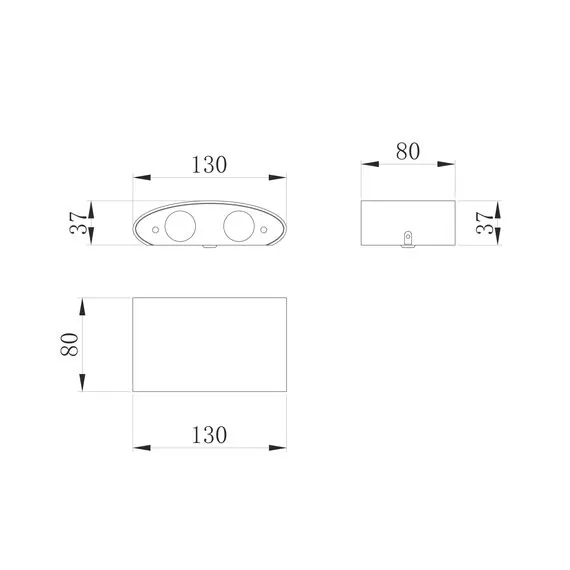 Maytoni Outdoor O417WL-L4B3K Архитектурный светодиодный светильник Strato, изображение 4