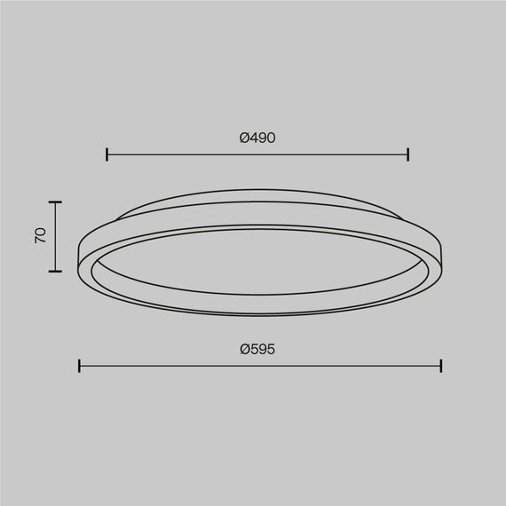 Maytoni MOD311CL-L40B3K Светильник потолочный светодиодный Orign, изображение 6