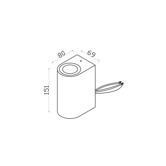 Maytoni Outdoor O044WL-02B Архитектурный светильник Slat, изображение 5