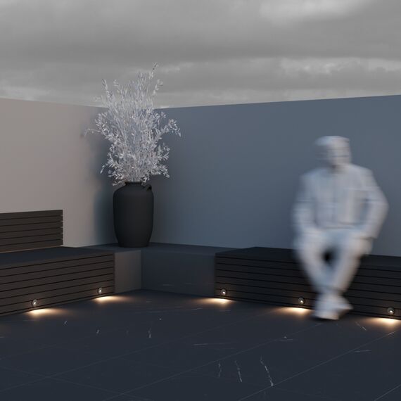 Maytoni Outdoor O015SL-L3B3K Уличный архитектурный светодиодный светильник Bil, изображение 6