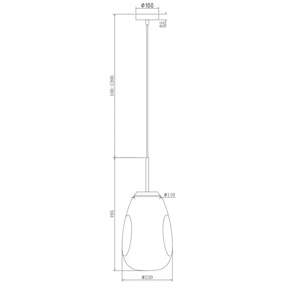Maytoni Decorative P013PL-01G Подвесной светильник Mabell, изображение 3