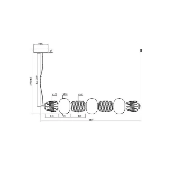Maytoni Decorative MOD267PL-L42CH3K Светильник подвесной светодиодный Pattern, изображение 7