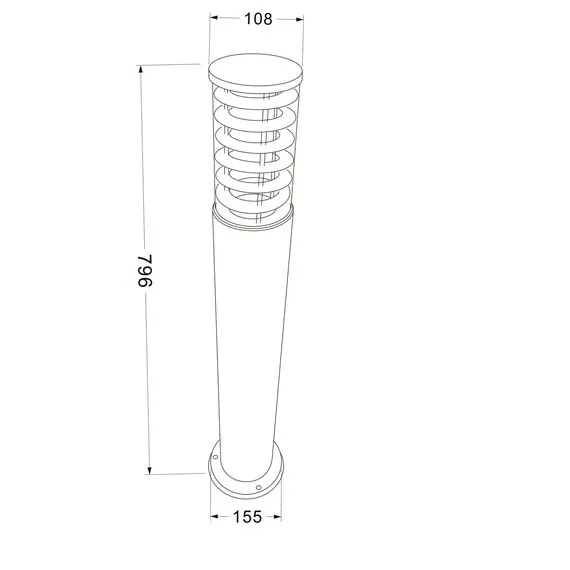 Maytoni Outdoor O576FL-01GR1 Ландшафтный светильник Bronx, изображение 6