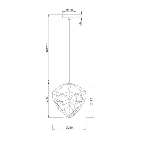 Maytoni P053PL-01GR Подвесной светильник, изображение 3