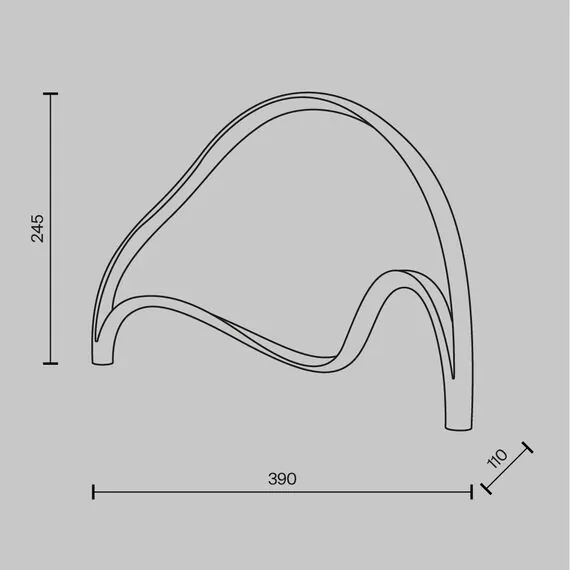 Maytoni Decorative MOD283TL-L12BS3K Настольная лампа Plons, изображение 6