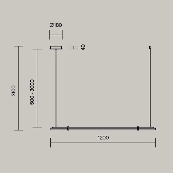 Maytoni Decorative MOD340PL-L20BS3K Светильник подвесной светодиодный Plume, изображение 7