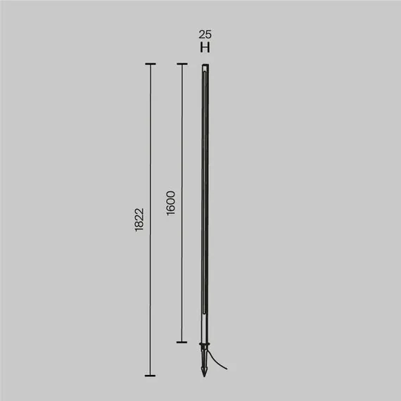 Maytoni Outdoor O440FL-L24GF3K Уличный грунтовый светодиодный светильник Pole, изображение 7
