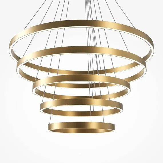 Maytoni Decorative MOD058PL-L200BSK Люстра подвесная светодиодная диммируемая Rim, изображение 4