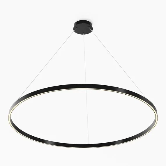 Maytoni Decorative MOD058PL-L65BK Люстра подвесная светодиодная Rim, изображение 3