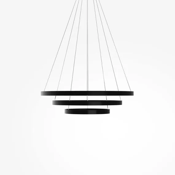 Maytoni Decorative MOD058PL-L100BK Люстра подвесная светодиодная Rim, изображение 5