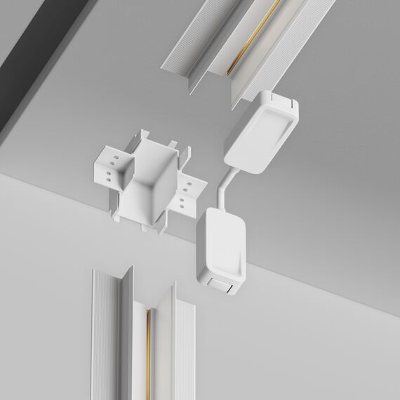 Maytoni Technical TRA084CT-12W Коннектор угловой внутренний Radity встраиваемый Radity, изображение 4