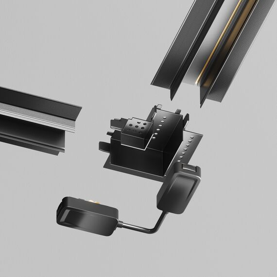 Maytoni Technical TRA084CL-12B Коннектор угловой Radity встраиваемый Radity, изображение 4