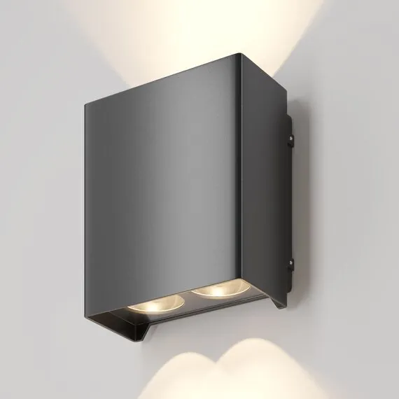 Maytoni Outdoor O570WL-L20B3K Уличный настенный светодиодный светильник Shell, изображение 2