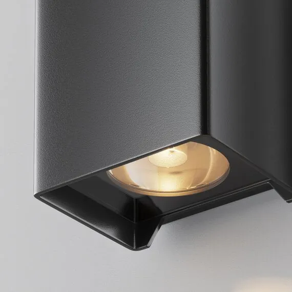 Maytoni Outdoor O570WL-L10B3K Уличный настенный светодиодный светильник Shell, изображение 3