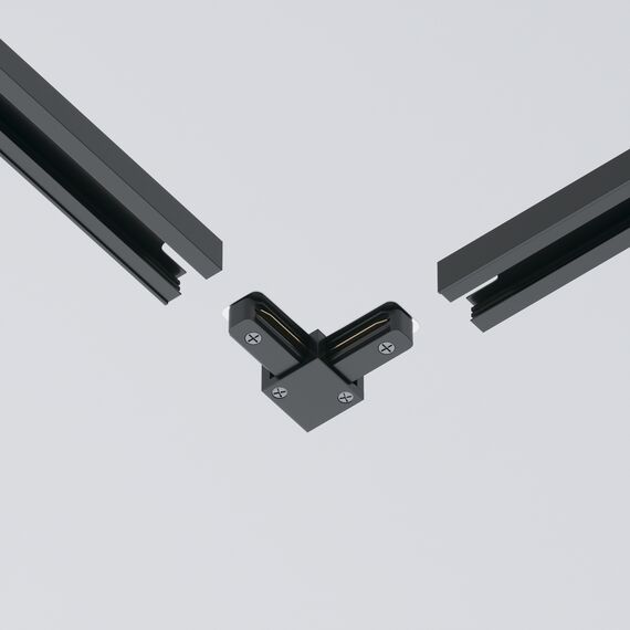 Maytoni Technical TRA001CL-11B Коннектор угловой для однофазного шинопровода правый Unity, изображение 4