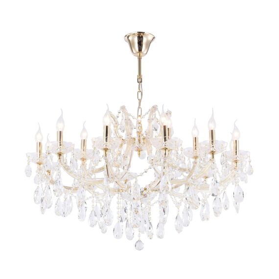 Maytoni Decorative DIA880-PL-18-G Люстра хрустальная рлдвесная Erna