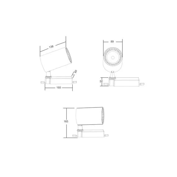 Maytoni Technical TR029-3-30W3K-W Трековый светильник для трехфазного шинопровода Trinity Vuoro, изображение 2