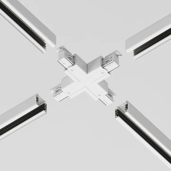 Maytoni Technical TRA005CX-31W Коннектор Х-образный для трехфазного шинопровода Trinity, изображение 3