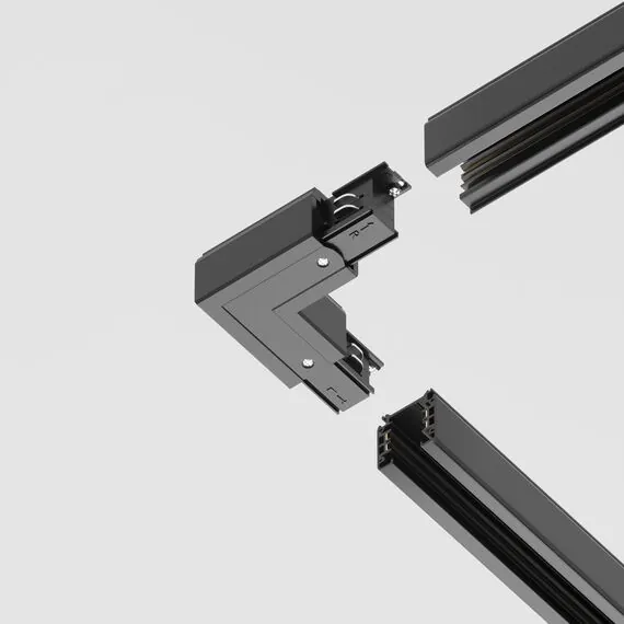 Maytoni Technical TRA005CL-31B-R Коннектор угловой для трехфазного шинопровода правый Trinity, изображение 3