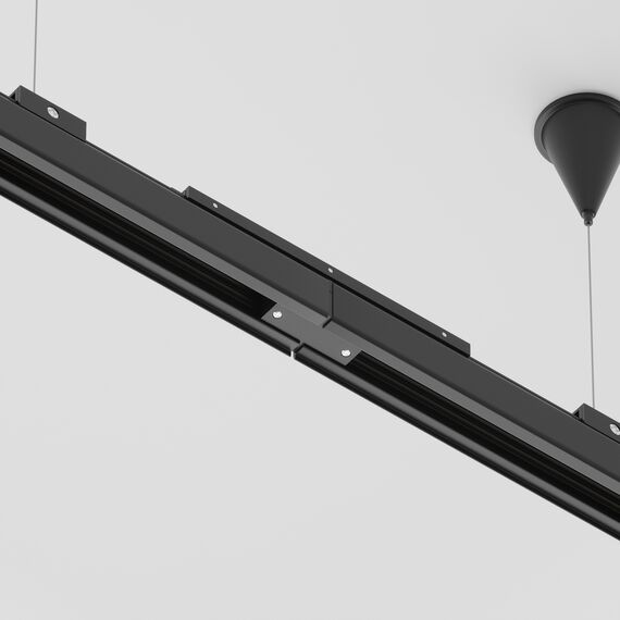 Maytoni Technical TRA005CI-31B Коннектор прямой для 3-фазного шинопровода Trinity Accessorises, изображение 2