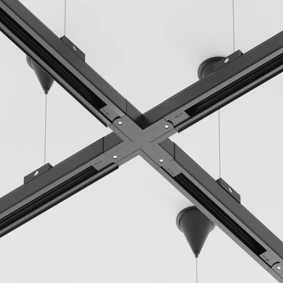 Maytoni Technical TRA005CX-31B Коннектор Х-образный для трехфазного шинопровода Trinity Accessorises, изображение 2