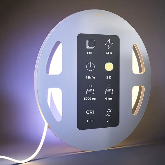 Maytoni 201065 Светодиодная лента 4Вт/м 3000К 24V IP20 Ultra 201065, изображение 3