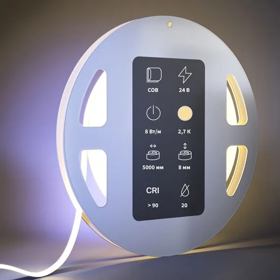 Maytoni 201070 Светодиодная лента 8Вт/м 2700К 24V IP20 Ultra 201070, изображение 3