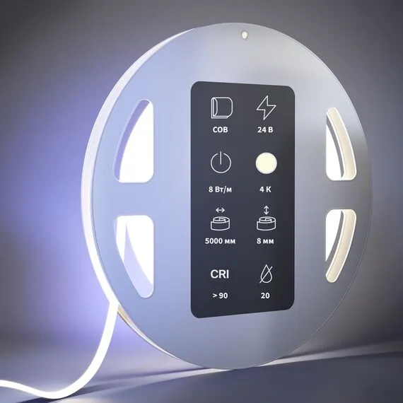 Maytoni 201072 Светодиодная лента 8Вт/м 4000К 24V IP20 Ultra 201072, изображение 3