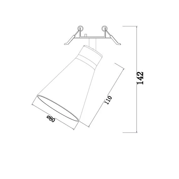 Maytoni Technical C059CL-01W Встраиваемый спот Vivar, изображение 2
