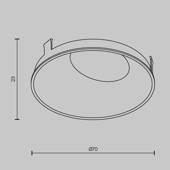 Maytoni Technical Ring057-10-MG Отражатель Wise Ring, изображение 6