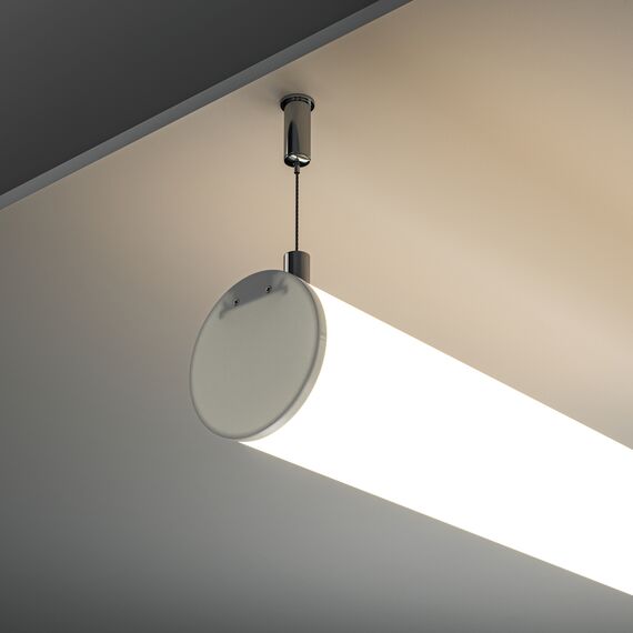 Maytoni Led Strip ALM-D60-S-2M Крепление профиля подвесное Алюминиевый профиль, изображение 2