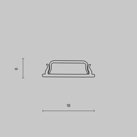 Maytoni Led Strip ALM-1806-S-2M Профиль Алюминиевый профиль, изображение 8