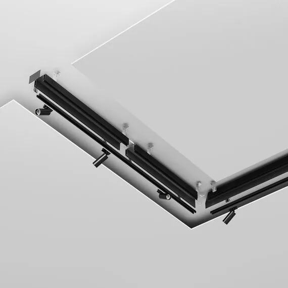 Maytoni Technical ALM-11681-PL-B-2M Профиль для ниши скрытого монтажа в гипсокартонный потолок, изображение 4