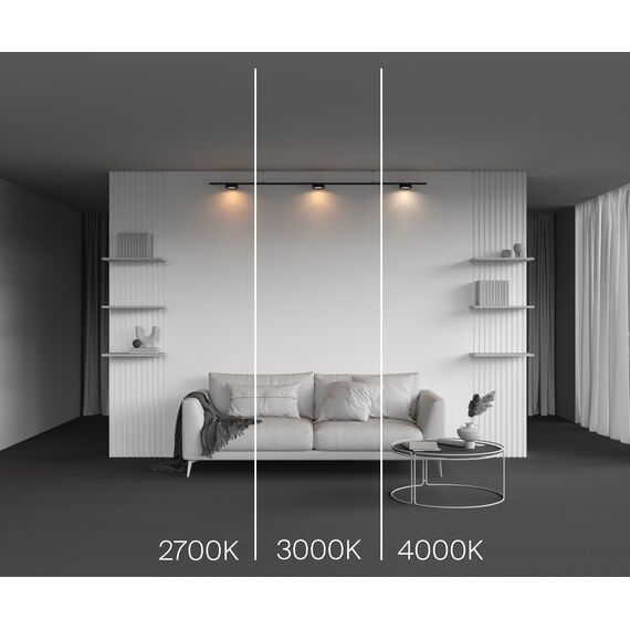 Maytoni Technical TR189-1-12W2.7K-B Трековый магнитный светодиодный светильник Levity Zon, изображение 7